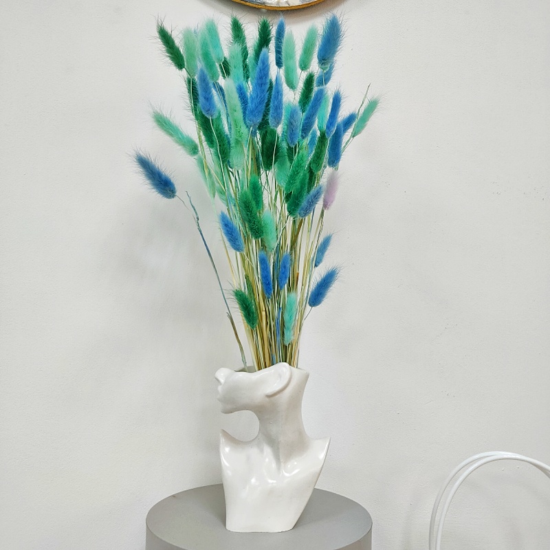 Интерьерная ваза с сухоцветами №2
